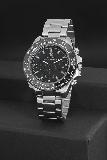 Paslanmaz Ipc Kaplama Lüx Spor Metal Erkek Kol Saati Da5641Ar21 Gümüş