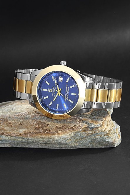 Paslanmaz Ipc Kaplama Lüx Spor Metal Erkek Kol Saati Da5641Ar22 Mavi