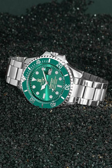 Paslanmaz Ipc Kaplama Lüx Spor Metal Erkek Kol Saati Da5641Ar29 Yeşil