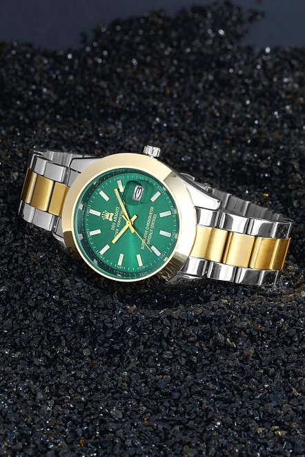 Paslanmaz Ipc Kaplama Lüx Spor Metal Erkek Kol Saati Da5641Ar41 Gümüş Altın