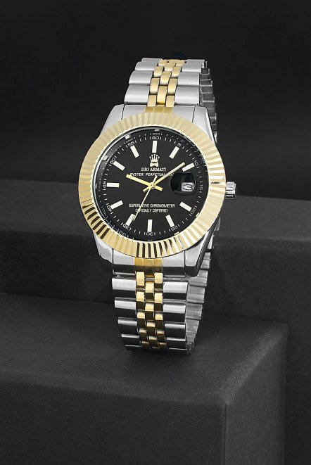 Paslanmaz Ipc Kaplama Lüx Spor Metal Erkek Kol Saati Da5641Ar46 Çok Renkli