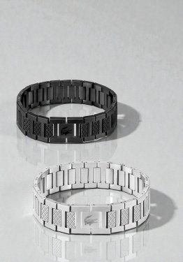 LCST GÜMÜŞ BLACK 2 Lİ BİLEKLİK